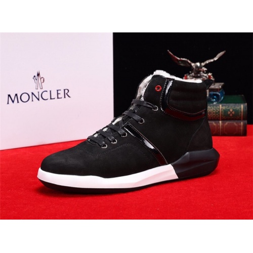 Replica Moncler High Tops Shoe For Men #539093 $82.00 USD for Wholesale