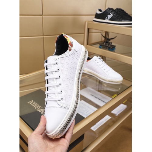 Replica Armani Casual Shoes For Men #539458 $76.00 USD for Wholesale