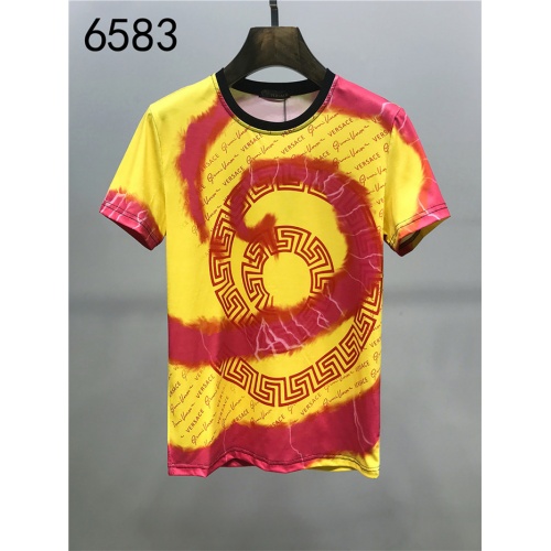 Versace T-Shirts Short Sleeved For Men #540071 $27.00 USD, Wholesale Replica Versace T-Shirts