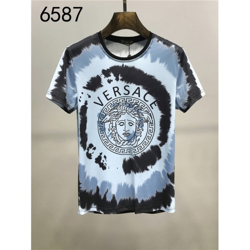 Versace T-Shirts Short Sleeved For Men #540077 $27.00 USD, Wholesale Replica Versace T-Shirts