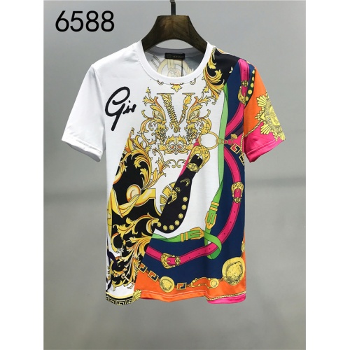 Versace T-Shirts Short Sleeved For Men #540078 $27.00 USD, Wholesale Replica Versace T-Shirts