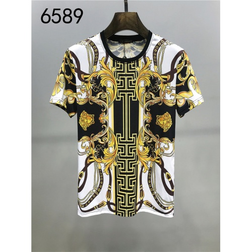 Versace T-Shirts Short Sleeved For Men #540079 $27.00 USD, Wholesale Replica Versace T-Shirts