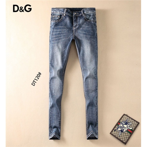 Replica Dolce & Gabbana D&G Jeans For Men #540643 $43.00 USD for Wholesale