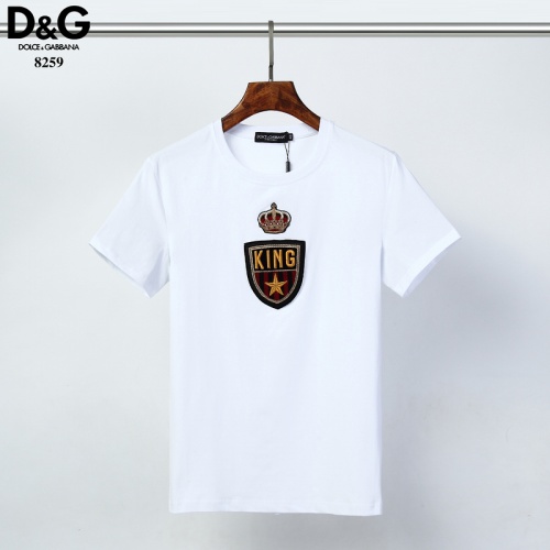Dolce &amp; Gabbana D&amp;G T-Shirts Short Sleeved For Men #541051 $25.00 USD, Wholesale Replica Dolce &amp; Gabbana D&amp;G T-Shirts