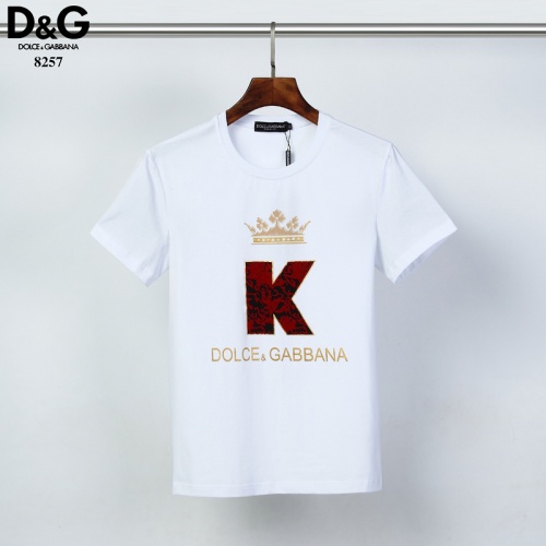 Dolce &amp; Gabbana D&amp;G T-Shirts Short Sleeved For Men #541055 $25.00 USD, Wholesale Replica Dolce &amp; Gabbana D&amp;G T-Shirts