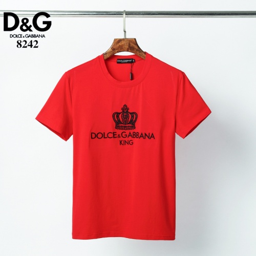 Dolce &amp; Gabbana D&amp;G T-Shirts Short Sleeved For Men #541084 $25.00 USD, Wholesale Replica Dolce &amp; Gabbana D&amp;G T-Shirts