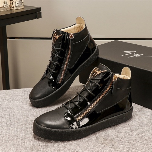 Giuseppe Zanotti High Tops Shoes For Men #541451 $85.00 USD, Wholesale Replica Giuseppe Zanotti High Tops Shoes