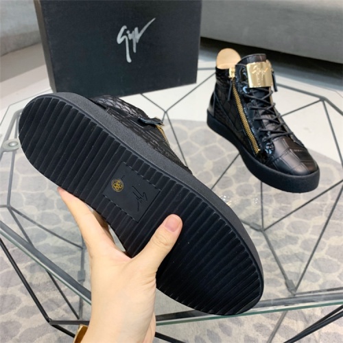 Replica Giuseppe Zanotti High Tops Shoes For Men #541628 $92.00 USD for Wholesale