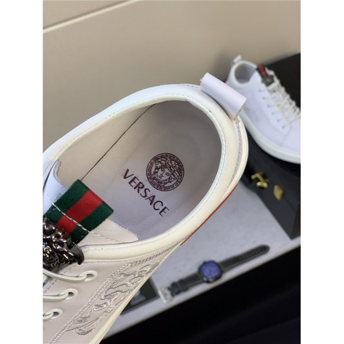 Replica Versace Casual Shoes For Men #542200 $76.00 USD for Wholesale