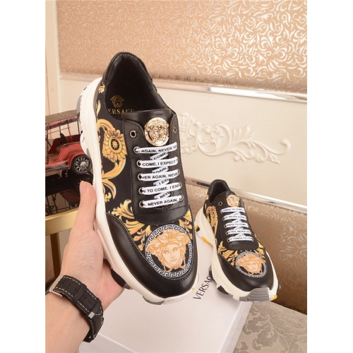 Replica Versace Casual Shoes For Men #542530 $80.00 USD for Wholesale