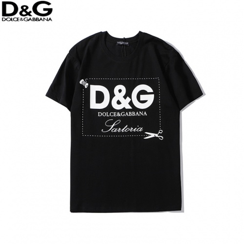 Dolce &amp; Gabbana D&amp;G T-Shirts Short Sleeved For Unisex #542778 $27.00 USD, Wholesale Replica Dolce &amp; Gabbana D&amp;G T-Shirts