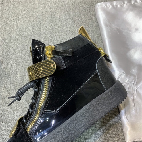 Replica Giuseppe Zanotti High Tops Shoes For Women #542933 $98.00 USD for Wholesale