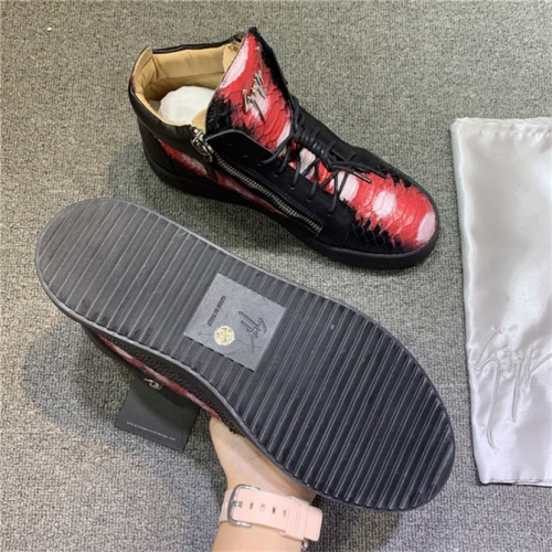 Replica Giuseppe Zanotti High Tops Shoes For Women #542940 $102.00 USD for Wholesale