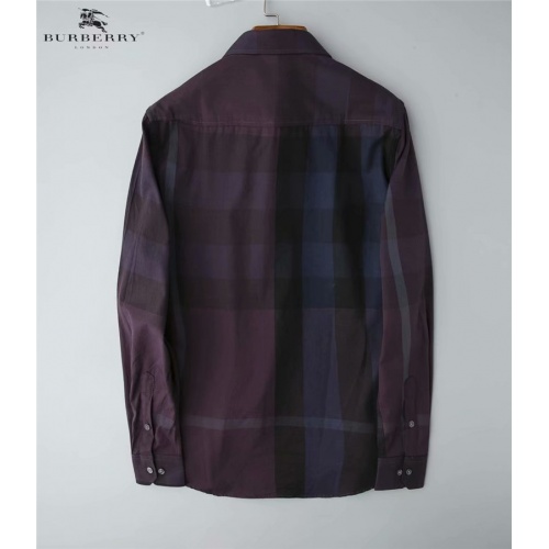 Replica Burberry Shirts Long Sleeved For Men #543258 $43.00 USD for Wholesale