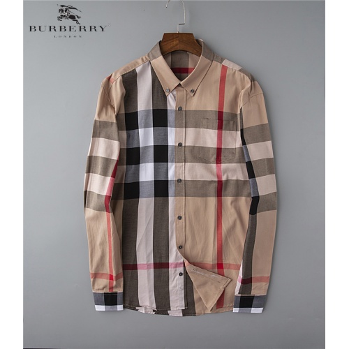 Burberry Shirts Long Sleeved For Men #543261 $43.00 USD, Wholesale Replica Burberry Shirts