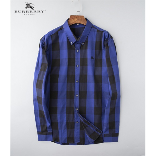 Burberry Shirts Long Sleeved For Men #543263 $43.00 USD, Wholesale Replica Burberry Shirts