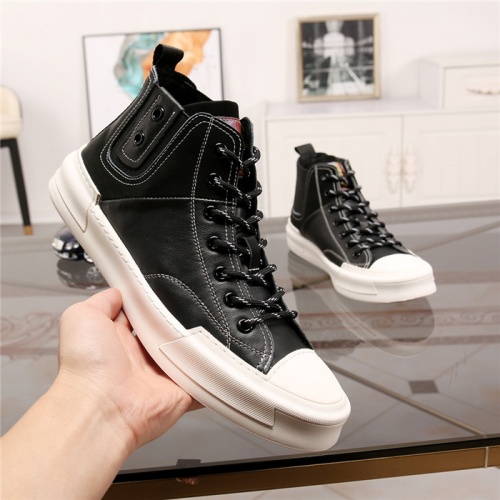 Replica Prada High Tops Shoes For Men #543329 $80.00 USD for Wholesale