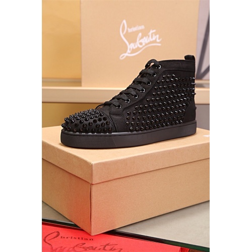 Replica Christian Louboutin High Tops Shoes For Men #543647 $82.00 USD for Wholesale