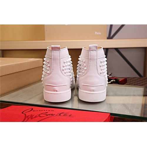 Replica Christian Louboutin High Tops Shoes For Men #543649 $82.00 USD for Wholesale