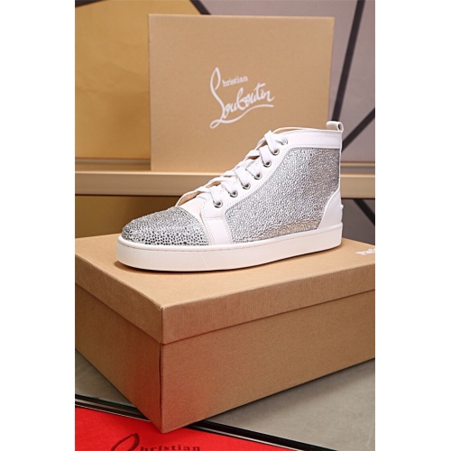 Replica Christian Louboutin High Tops Shoes For Men #543725 $82.00 USD for Wholesale