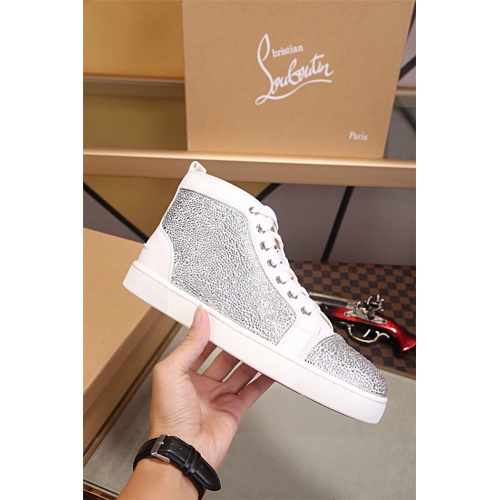 Replica Christian Louboutin High Tops Shoes For Men #543725 $82.00 USD for Wholesale