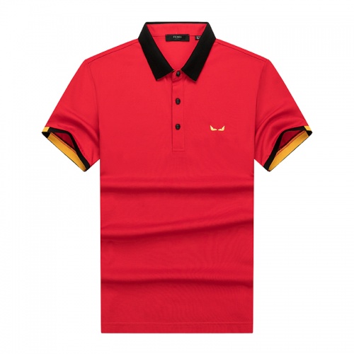 Fendi T-Shirts Short Sleeved For Men #543856 $32.00 USD, Wholesale Replica Fendi T-Shirts