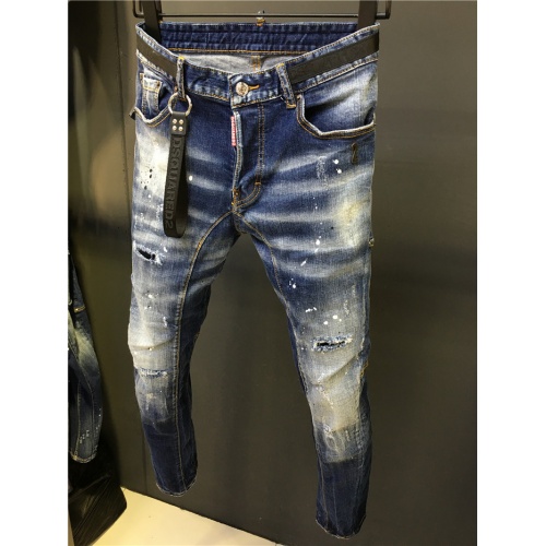 Replica Dsquared Jeans For Men #543928 $58.00 USD for Wholesale