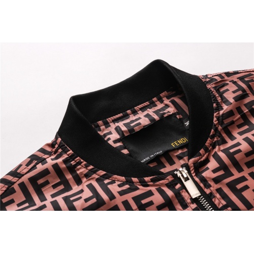 Replica Fendi Jackets Long Sleeved For Men #544133 $52.00 USD for Wholesale