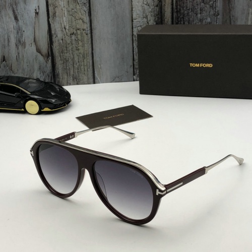Tom Ford AAA Quality Sunglasses In Brown #544875 $56.00 USD, Wholesale Replica Tom Ford AAA Quality Sunglasses