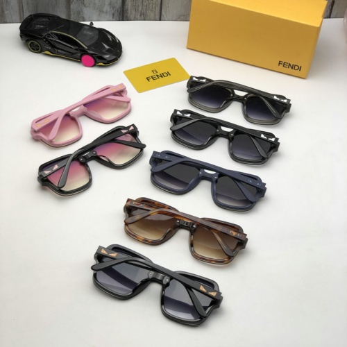 Replica Fendi AAA Quality Sunglasses In Navy #544938 $54.00 USD for Wholesale
