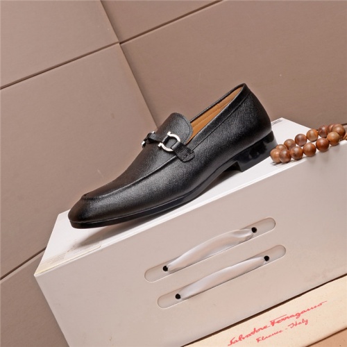 Replica Salvatore Ferragamo Leather Shoes For Men #545027 $105.00 USD for Wholesale