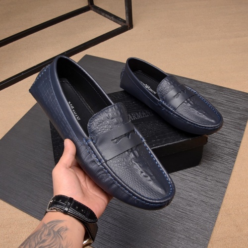Armani Casual Shoes For Men #545544 $76.00 USD, Wholesale Replica Armani Casual Shoes