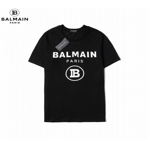 Balmain T-Shirts Short Sleeved For Unisex #545665 $25.00 USD, Wholesale Replica Balmain T-Shirts