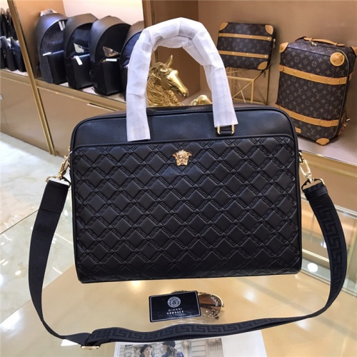 Replica Versace AAA Man Handbags #545843 $160.00 USD for Wholesale