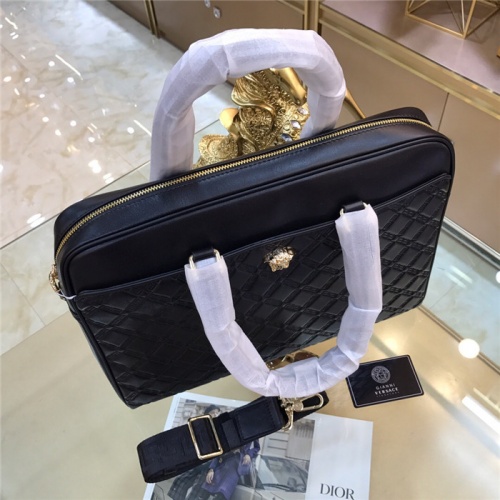 Replica Versace AAA Man Handbags #545843 $160.00 USD for Wholesale