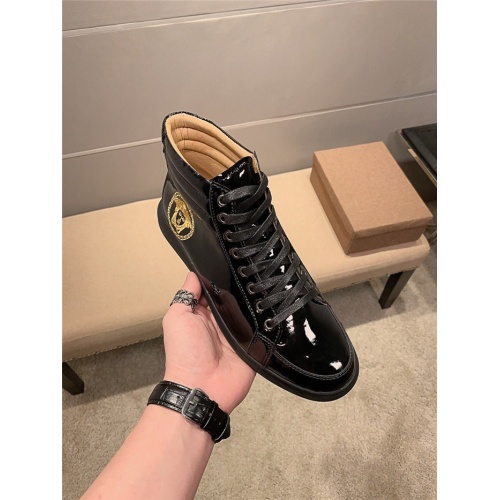 Replica Versace High Tops Shoes For Men #545896 $80.00 USD for Wholesale