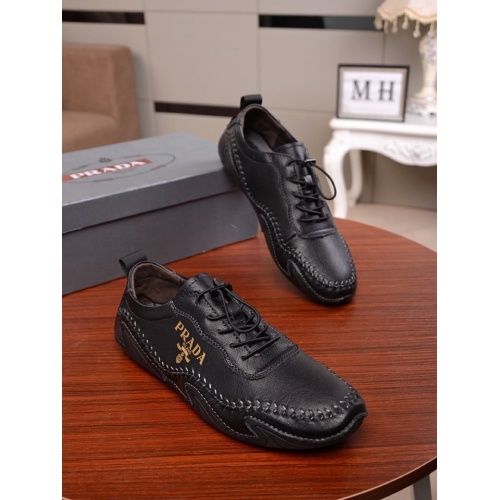 Prada Casual Shoes For Men #546095 $76.00 USD, Wholesale Replica Prada Casual Shoes