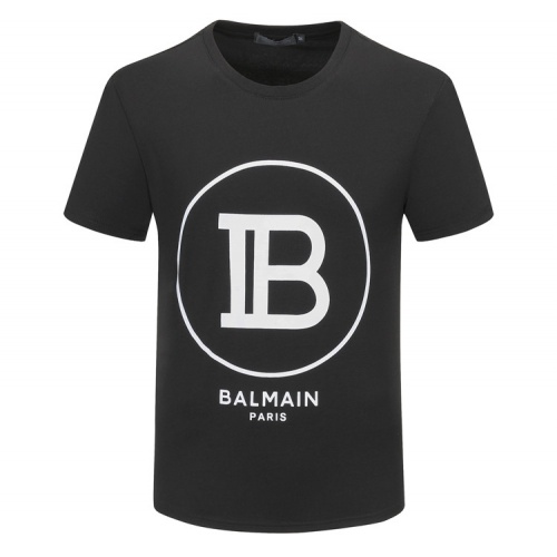 Balmain T-Shirts Short Sleeved For Men #546226 $25.00 USD, Wholesale Replica Balmain T-Shirts