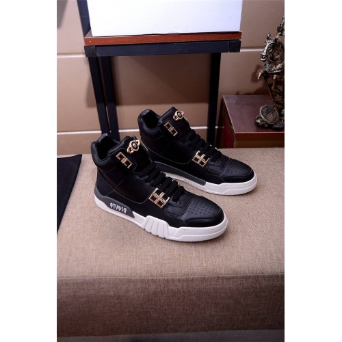 Replica Versace High Tops Shoes For Men #546248 $85.00 USD for Wholesale