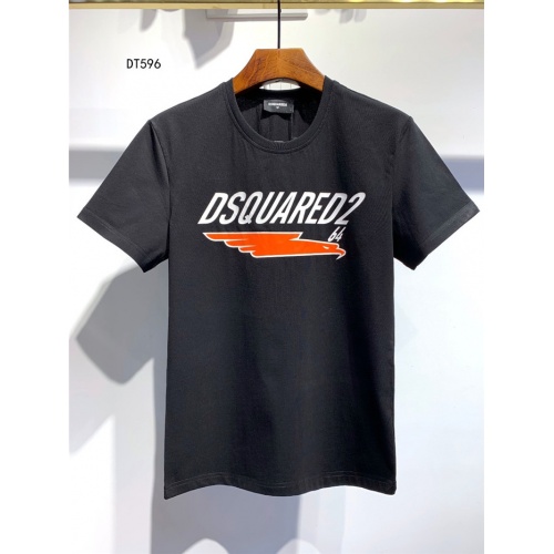 Dsquared T-Shirts Short Sleeved For Men #546463 $25.00 USD, Wholesale Replica Dsquared T-Shirts