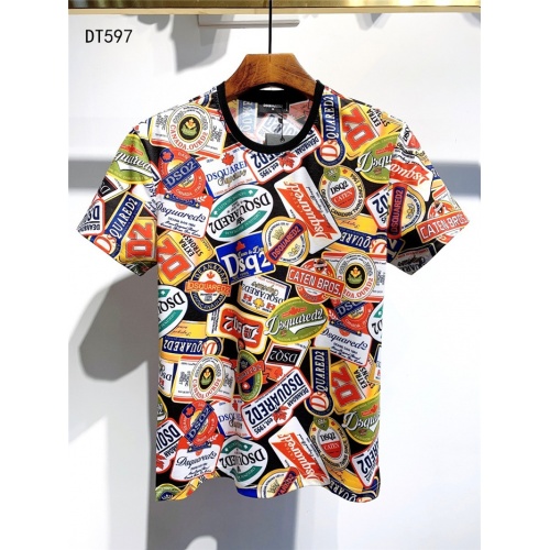 Dsquared T-Shirts Short Sleeved For Men #546466 $29.00 USD, Wholesale Replica Dsquared T-Shirts