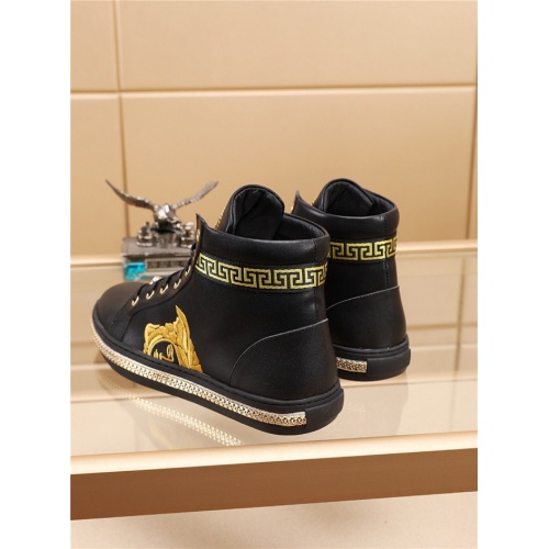 Replica Versace High Tops Shoes For Men #546554 $82.00 USD for Wholesale