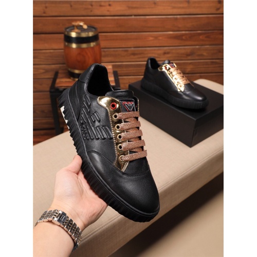 Armani Casual Shoes For Men #546598 $76.00 USD, Wholesale Replica Armani Casual Shoes