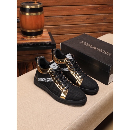Armani Casual Shoes For Men #546601 $82.00 USD, Wholesale Replica Armani Casual Shoes
