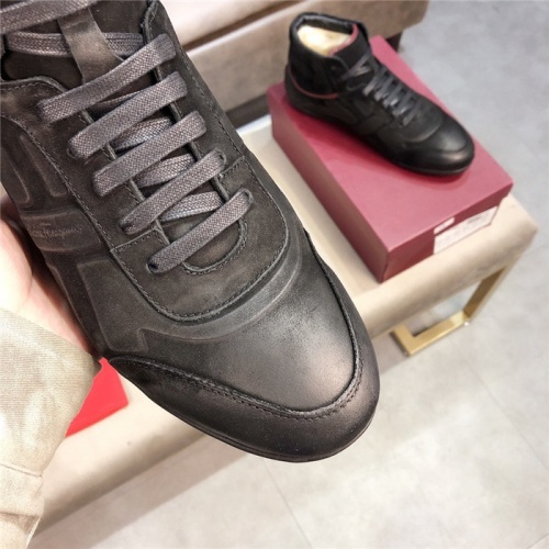 Replica Salvatore Ferragamo High Tops Shoes For Men #546642 $102.00 USD for Wholesale