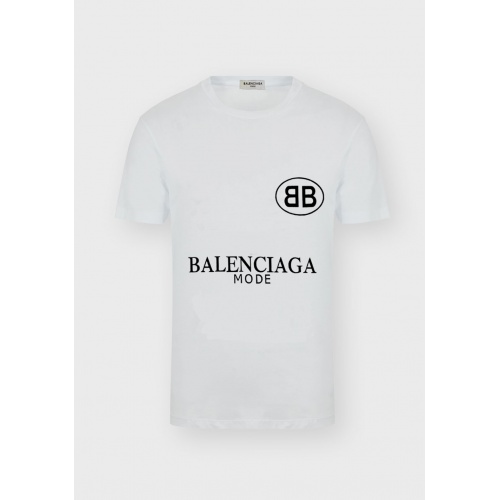 Balenciaga T-Shirts Short Sleeved For Men #547263 $27.00 USD, Wholesale Replica Balenciaga T-Shirts