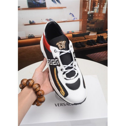 Replica Versace Casual Shoes For Men #547797 $80.00 USD for Wholesale