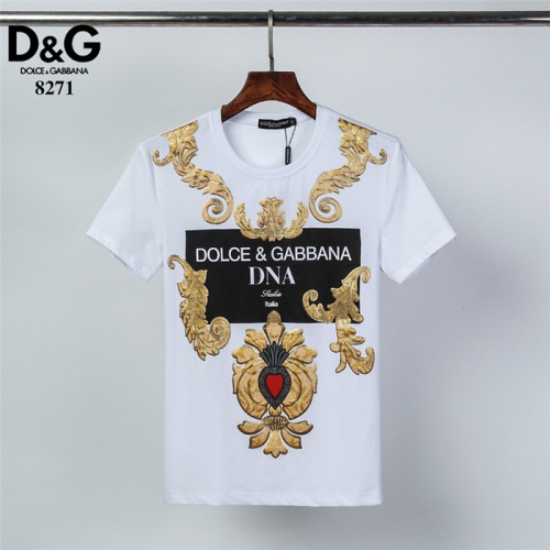 Dolce &amp; Gabbana D&amp;G T-Shirts Short Sleeved For Men #547995 $28.00 USD, Wholesale Replica Dolce &amp; Gabbana D&amp;G T-Shirts
