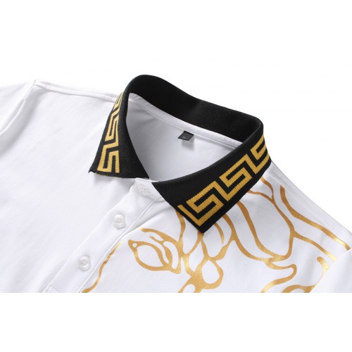 Replica Versace T-Shirts Short Sleeved For Men #548023 $29.00 USD for Wholesale