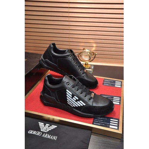 Armani Casual Shoes For Men #548133 $80.00 USD, Wholesale Replica Armani Casual Shoes